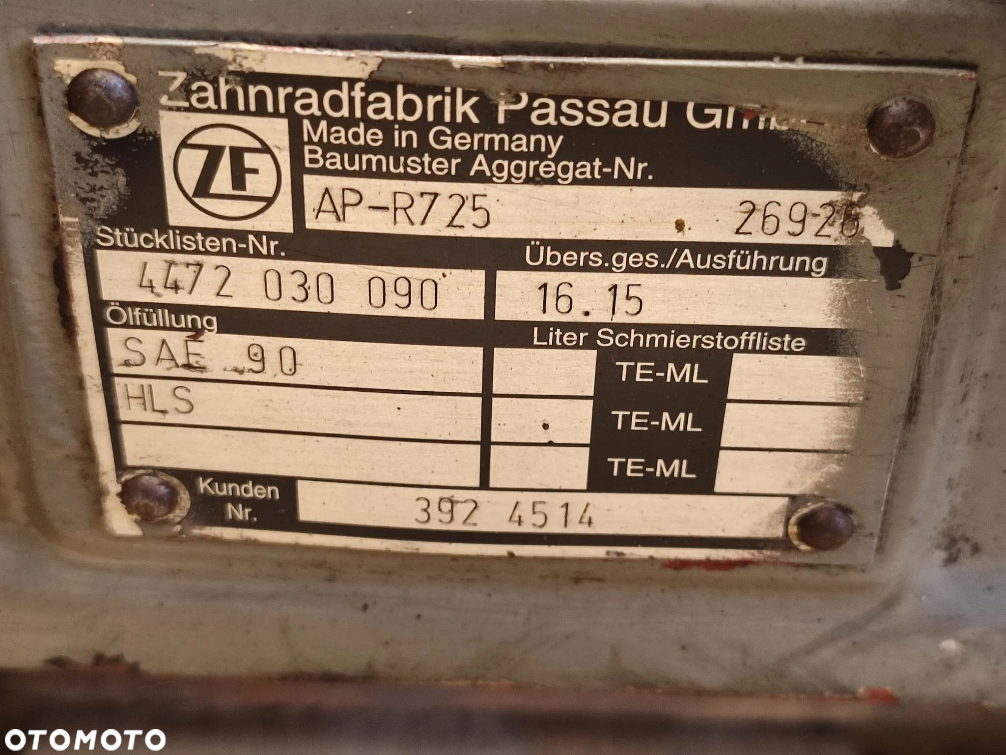 Atak mostu Atlas AR 65 (4472030090) - 10