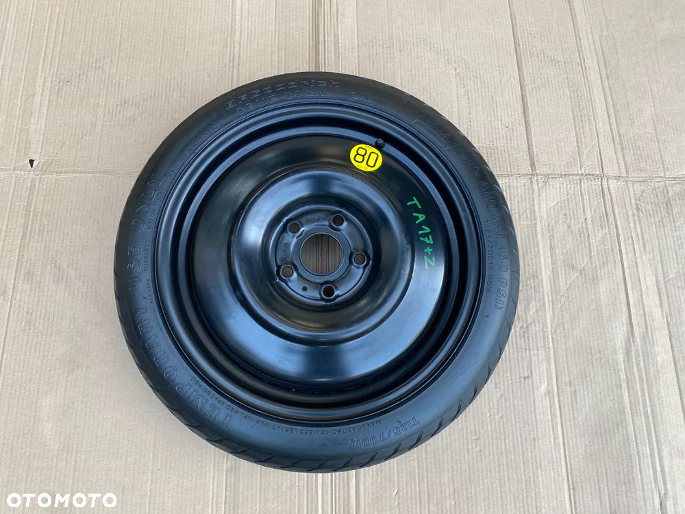Koło dojazdowe 17 TOYOTA AURIS  COROLLA  CHR C-HR + ZESTAW szybka wysyłka - 14