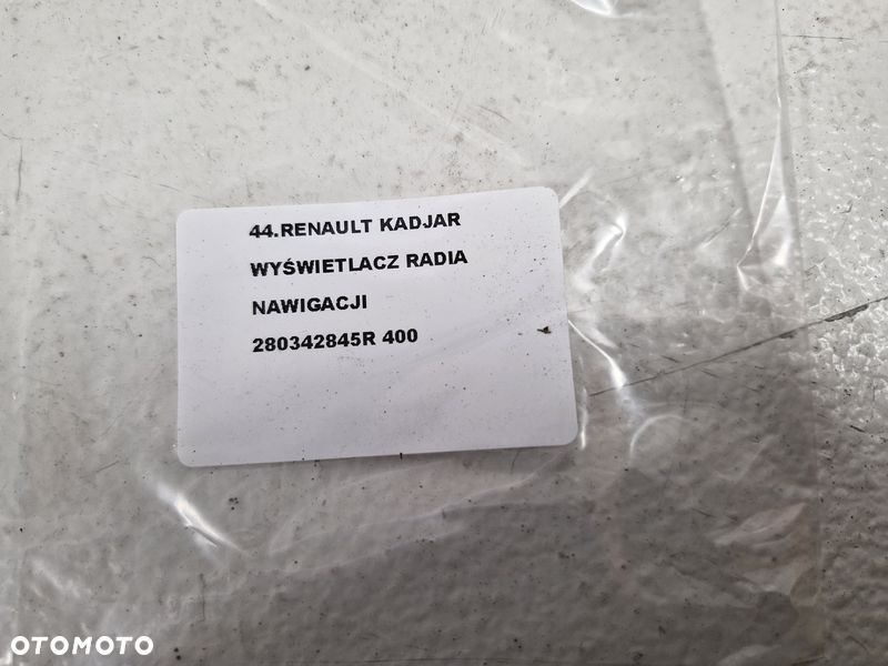 RENAULT KADJAR WYŚWIETLACZ RADIA NAWIGACJI 280342845R - 8