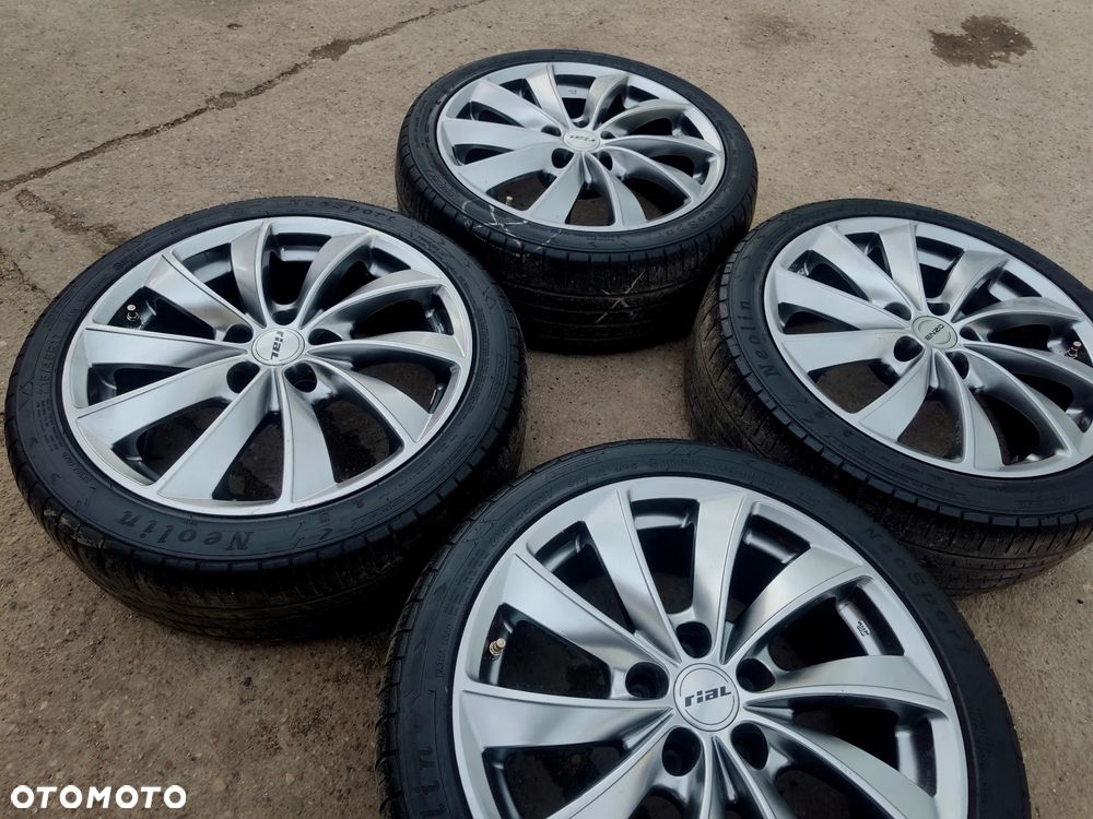5x112 Felgi Aluminiowe Alufelgi 17 Koła Letnie lato AUDI A4 B5 B6 B7 A6 C5 C6 SEAT EXEO VW PASSAT B5 B6 B7 SKODA SUPERB MERCEDES 5mm Legnica ALU-RAD 215/45 21r. - 4