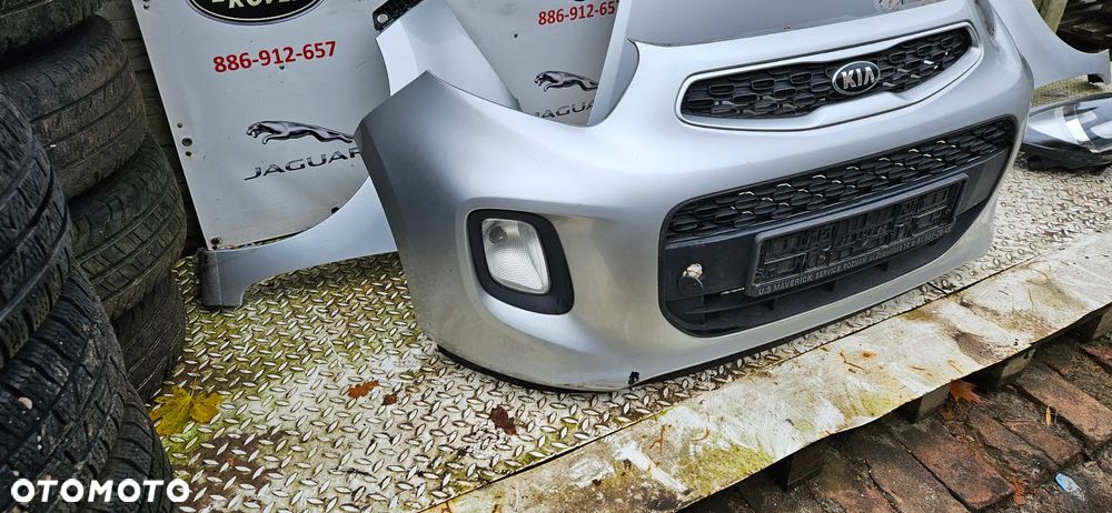 Kia Picanto 2 II 2011-2015 Wersja 5 drzwi 5D   Maska Pokrywa silnika Błotnik prawy lewy Reflektor Lampa prawa lewa  EUROPA kolor 3D - 4