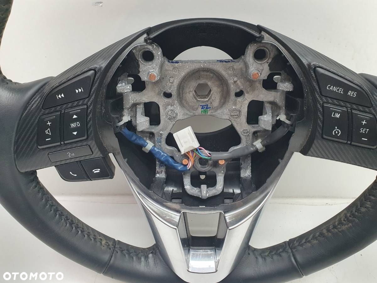 KIEROWNICA MULTIFUNKCYJNA SKÓRA CZARNA MAZDA CX-5 I - 4