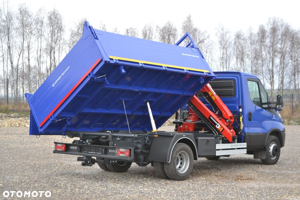 Iveco 72-180 72C18 Nowy 3-stronny WYWROT Kiper Wywrotka Żuraw HDS HC 45A2 SALON PL - 21