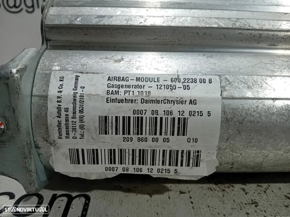 Airbag Tablier Pendura Passageiro Mercedes CLK W209 2098600005Q1O Original - 4