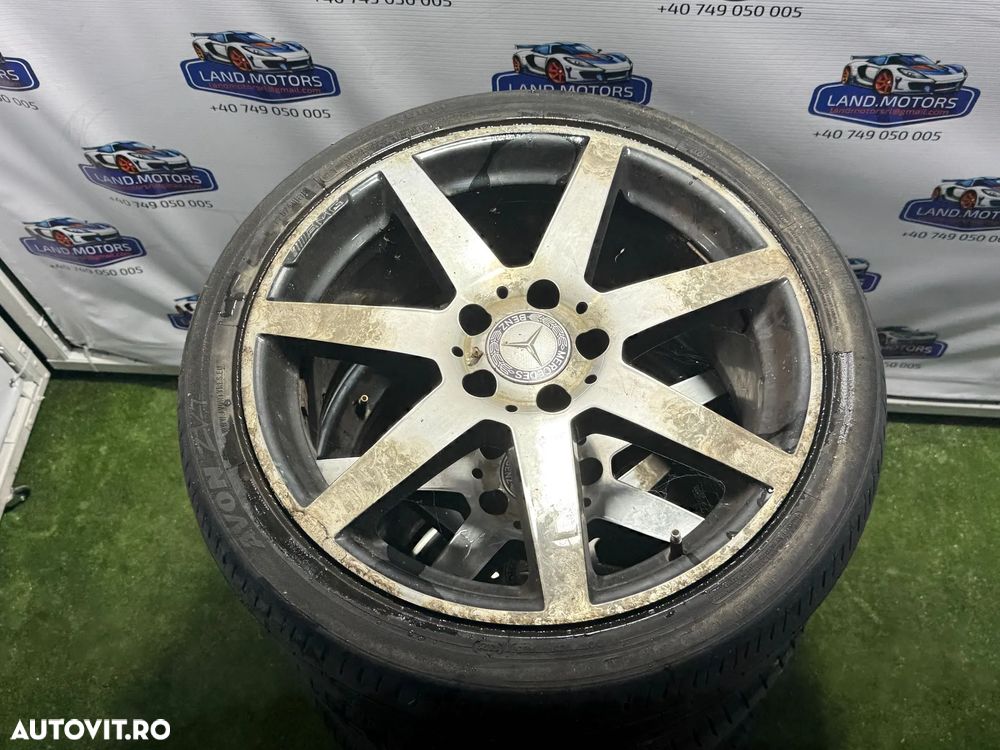 JANTE MERCEDES BENZ R18 / 5x112 / CLASA C / 1-2763 S17wa / 8.5JX18H2 ET54 / 2-2762 S17 wa 8JX18H2 ET50 / 255/35 R18 94Y / + CAUCIUCURI (X4) - 3