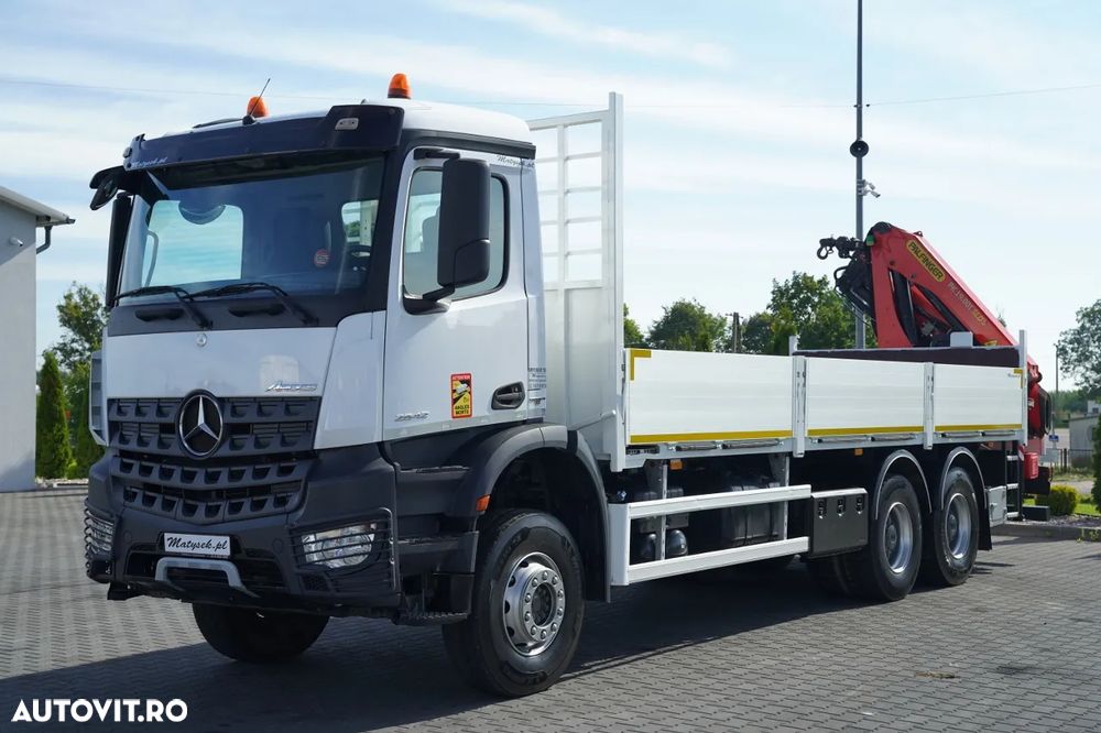 Mercedes-Benz AROCS 2642 / 6x4 / LIVRARE - 7,2 M / PALFINGER PK 19 001 / MAX. CAPACITATE DE RIDICARE 6.000 KG / ROTATOARE / TELECOMANDĂ / EURO 6 - 8