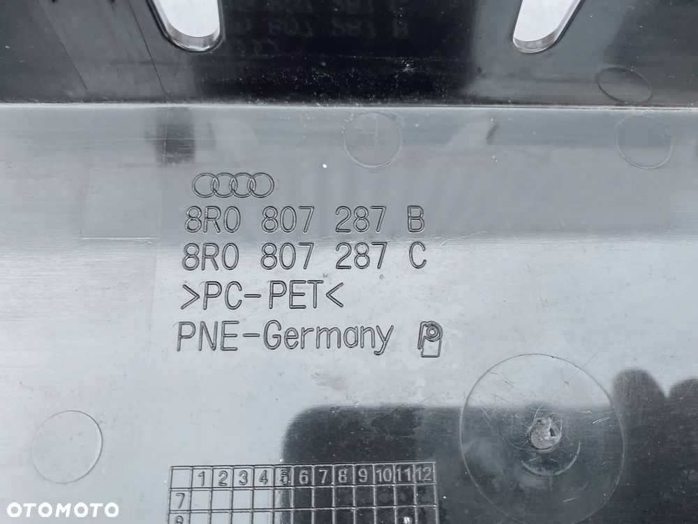 Podkładka pod Tablicę Ramka LISTWA Audi Q5 S-Line - 9