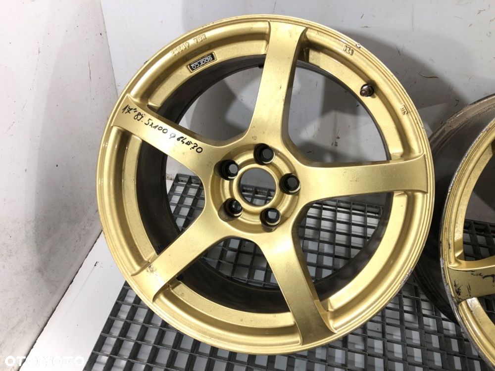 FELGI ALUMINIOWA KOMPLET 17 5X100 8J CENTR 64 ET30  SUBARU BRZ 2012 - 2022 2.0 (ZC6) 147 kW [200 KM] - 2