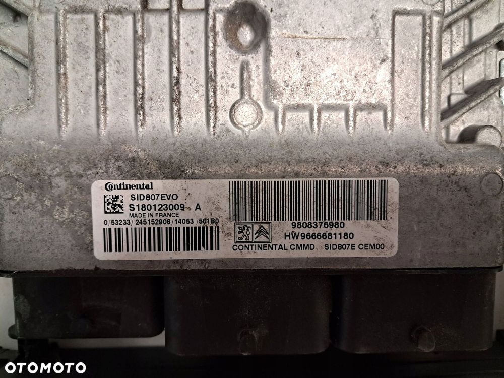 citroen c4 ii picasso zestaw startowy moduł 9808376980 9806687980 01 - 3