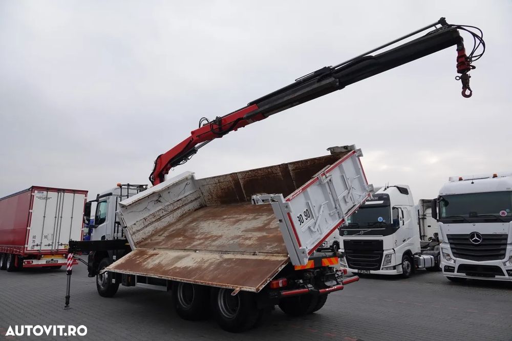Mercedes-Benz AROCS 2636 / 6x4 / BASCULANTE / HIDROBOARD / + HDS FASSI F 175a / RADIO CONTROL / ROTATOR / EURO 6 / 2016 - 6