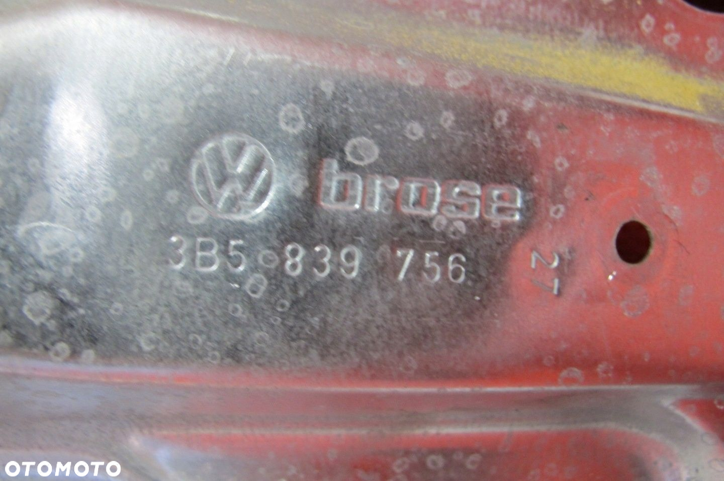 VW PASSAT B5 SEDAN PODNOŚNIK MECHANIZM SZYBY PRAWY TYŁ TYLNY 3B5839756 - 2
