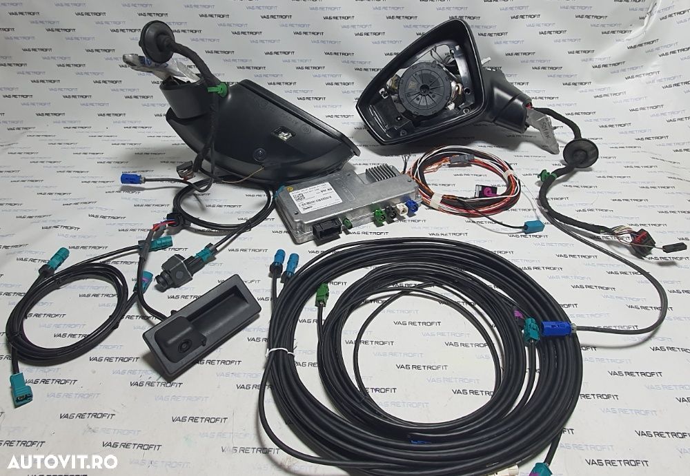 SET AREA VIEW 360 VW TIGUAN AD1 Oglinzi Rabatabile Electrice Camera - 5