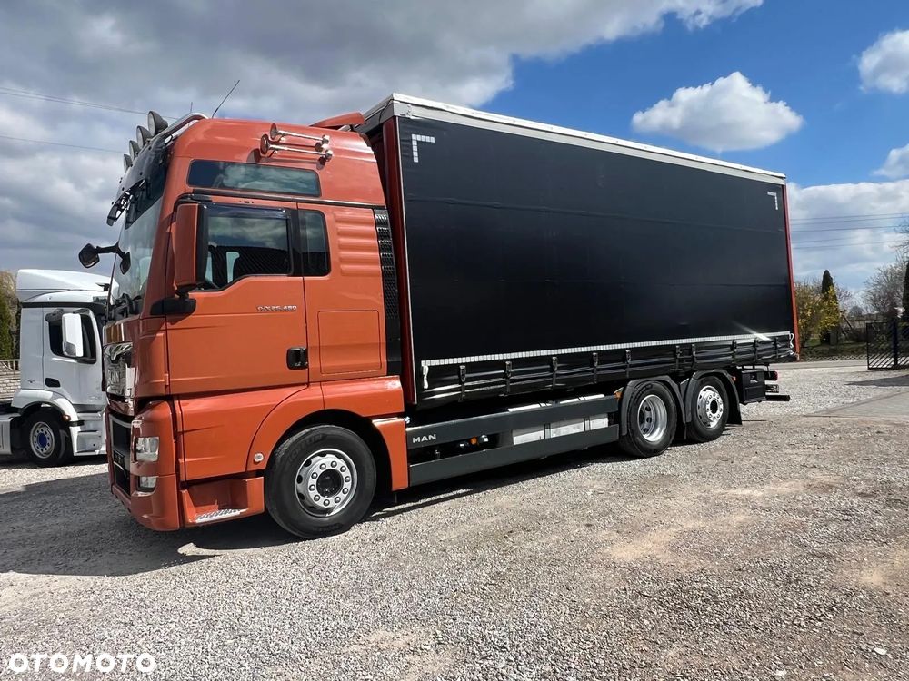 MAN TGX 26.480 / 6x2 / Burto - Firanka / - 2