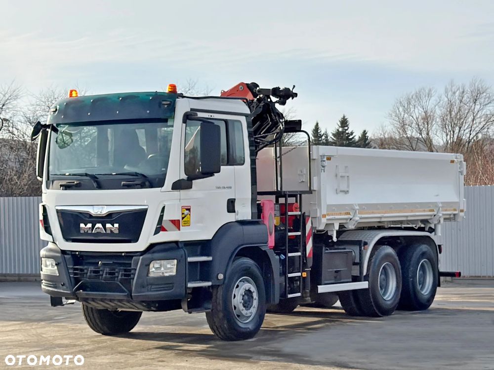 MAN TGS 26.400 *WYWROTKA 4,90m * PALFINGER PK 16001 K + PILOT * 6x4 - 4