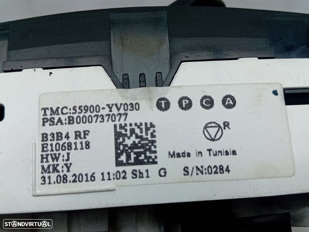 Botão / interruptor do AC TOYOTA Aygo (_B4_) - 5