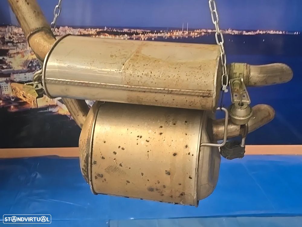 BMW Série 7 E65 E66 745i V8 Silencioso Traseiro panela de Escape Muffler OEM Original 2001- - 8