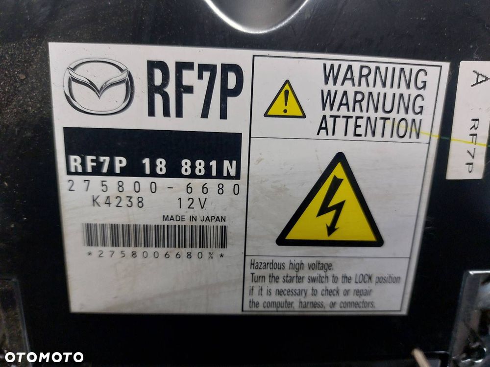 ZESTAW STARTOWY MAZDA 5 I CR 2.0 CD RF7P18881N 275800-6680 3M51-3F880-AC - 2