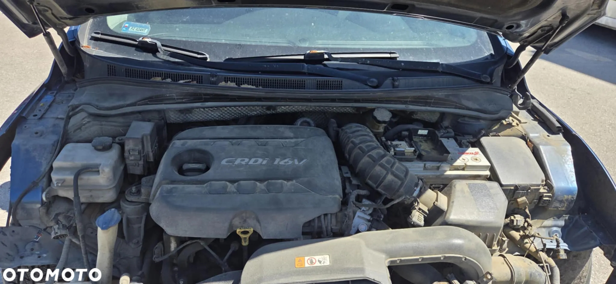 HYUNDAI I40 YU6 maska pokrywa silnika - 4