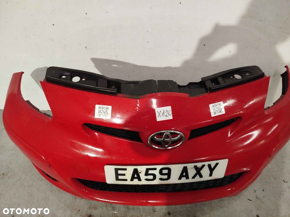 + ZDERZAK PRZÓD PRZEDNI TOYOTA AYGO I 1 LIFT FL 3P0 CZERWONY - 2