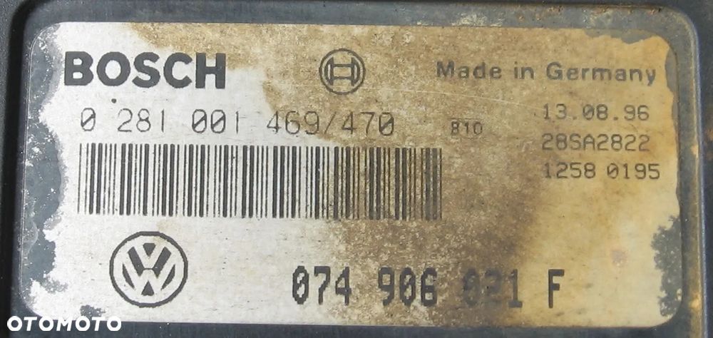 sterownik silnika 074906021F TRANSPORTER T4 2.5 TDI volkswagen - 3