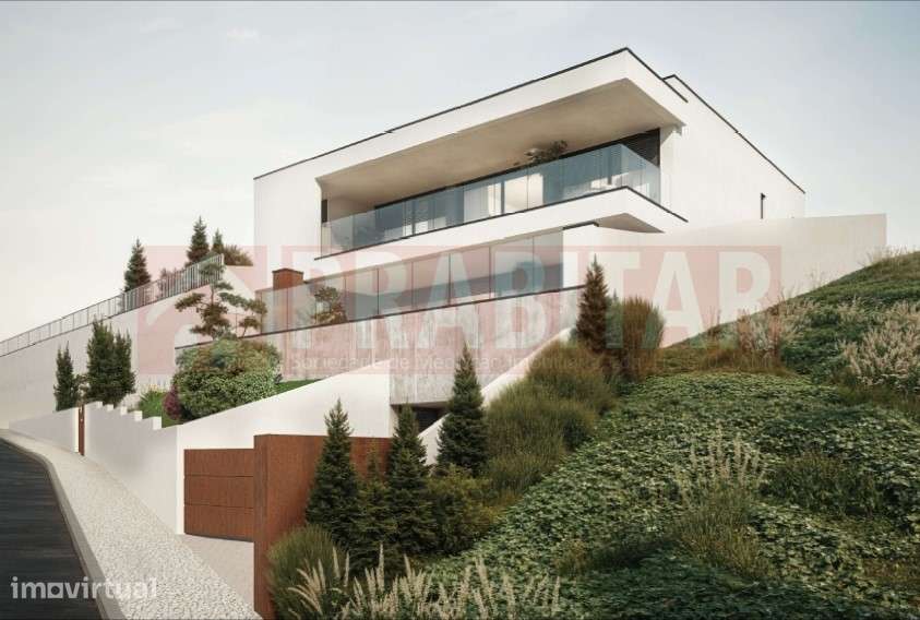 TERRENO PARA MORADIA T4 ISOLADA COM PISCINA E GARAGEM - Grande imagem: 3/12