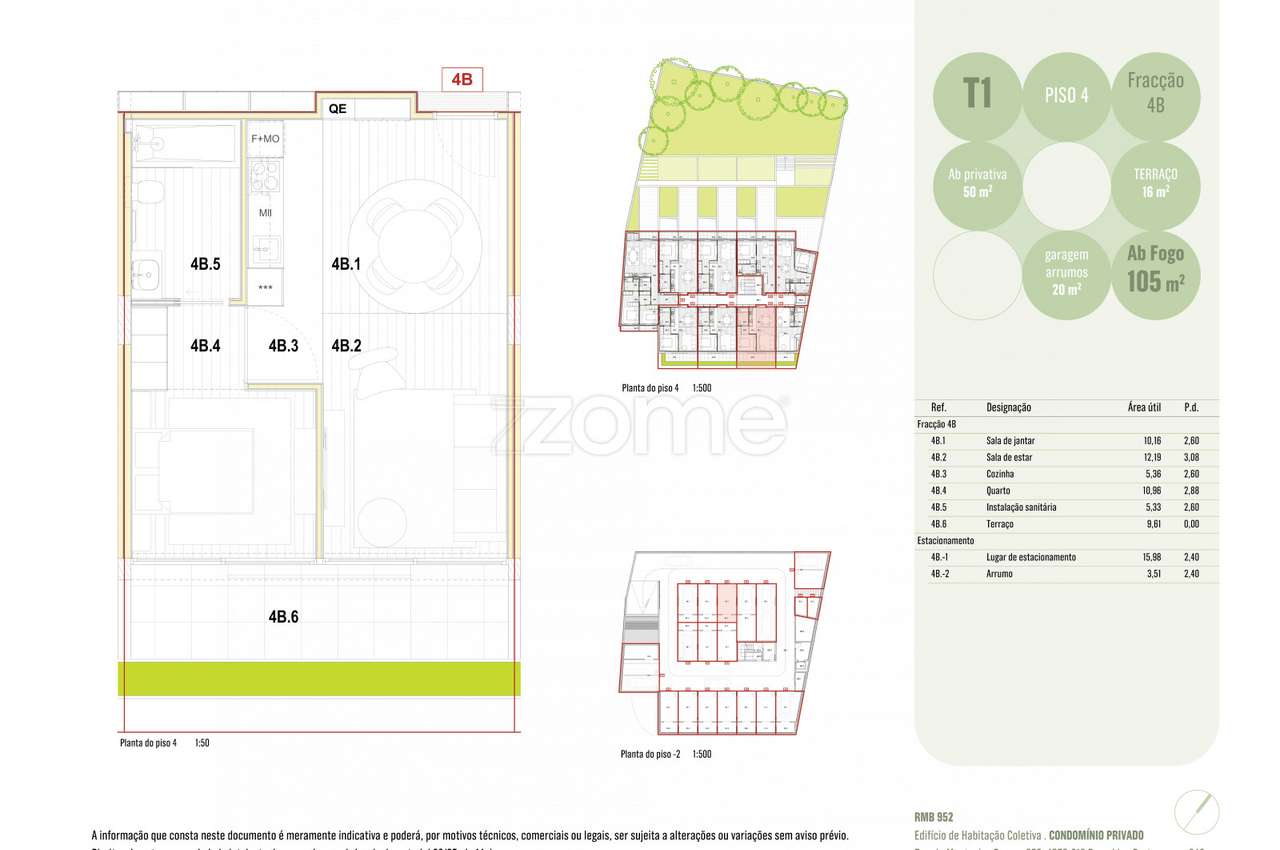 Apartamento T1 NOVO | R. Montes Burgos - Porto - Grande imagem: 5/5