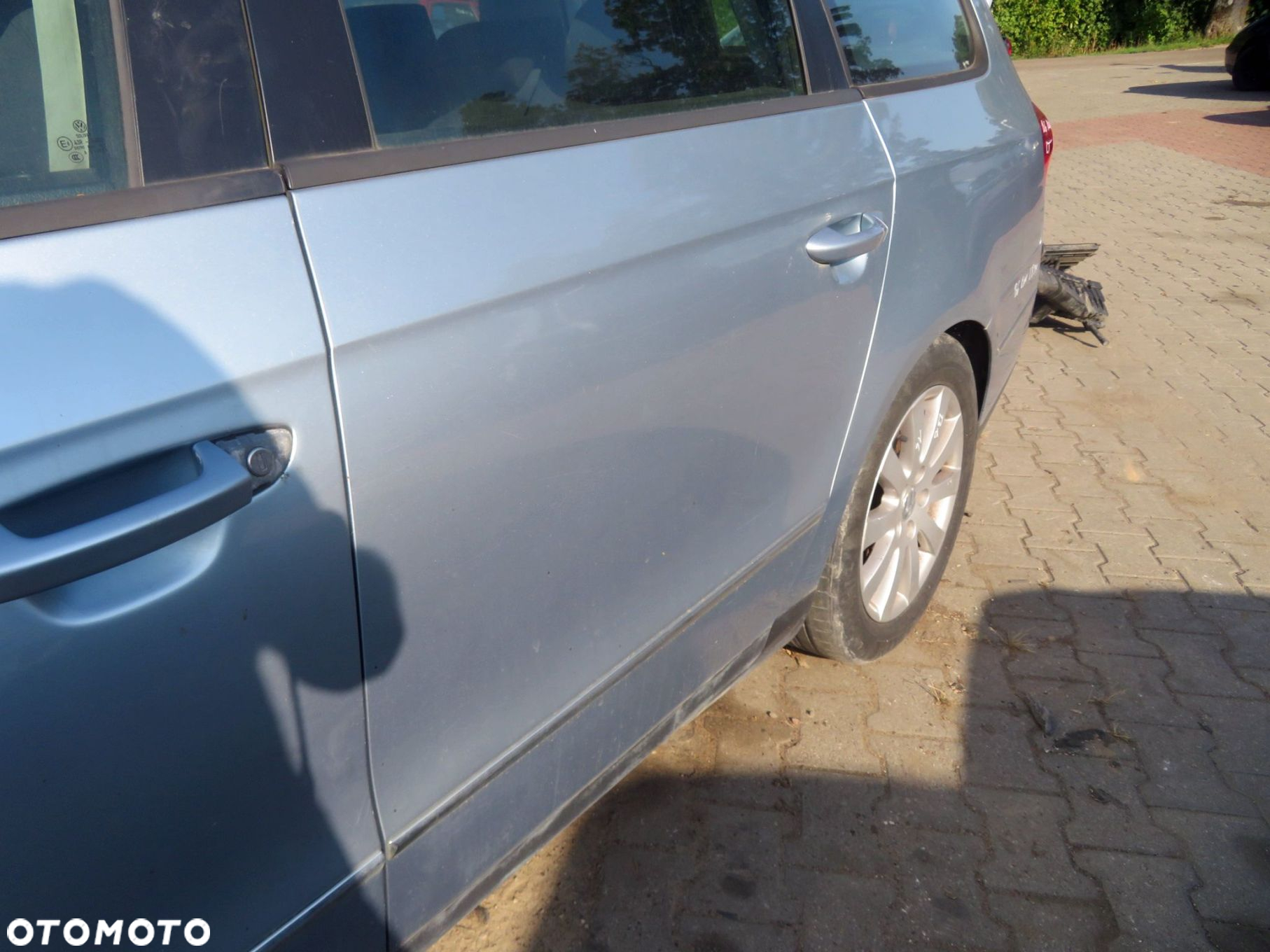DRZWI TYLNE LEWE PASSAT B6 KOMBI LB5M  SREBRNY VOLKSWAGEN 2005-2010 - 4