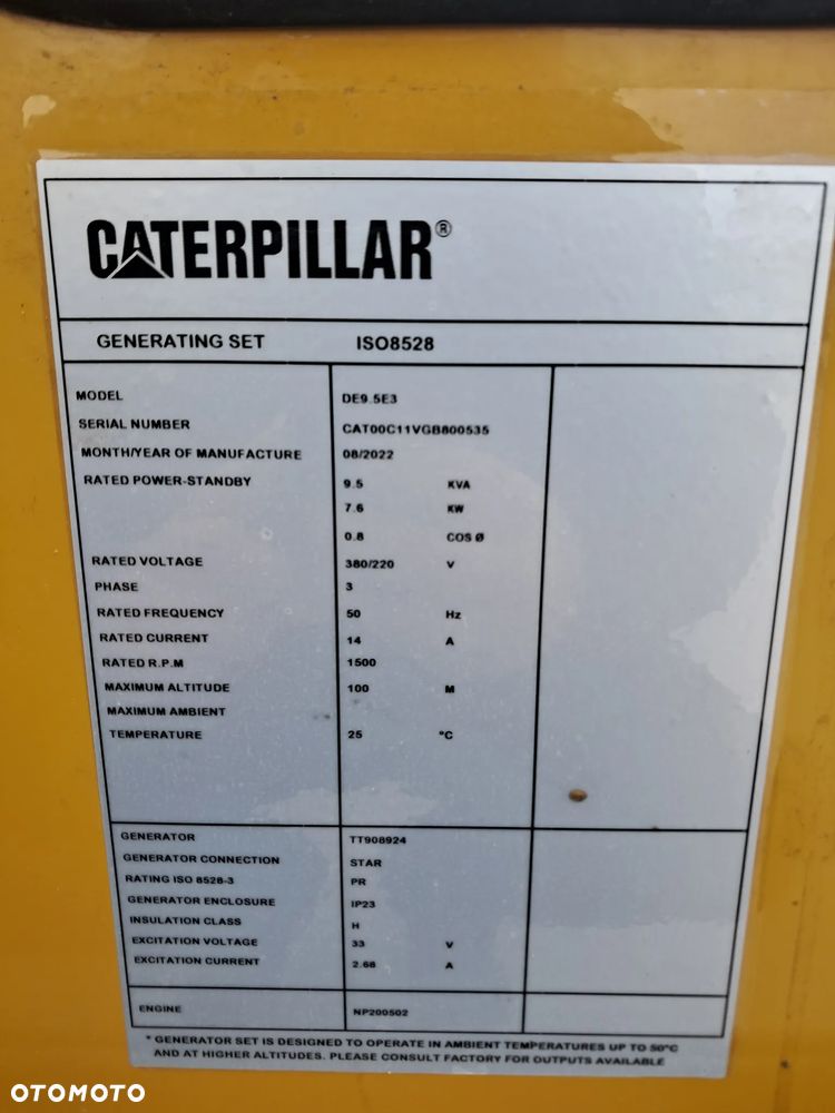 Caterpillar DE9.5E3 - 6