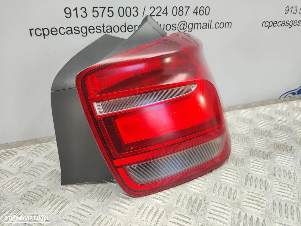 Farolins Tras Traseiros Esquerdo Direito Original LED BMW Serie 1 F20 5 portas F21 2 portas 7241543 7241544 2011 - 2014 - 12