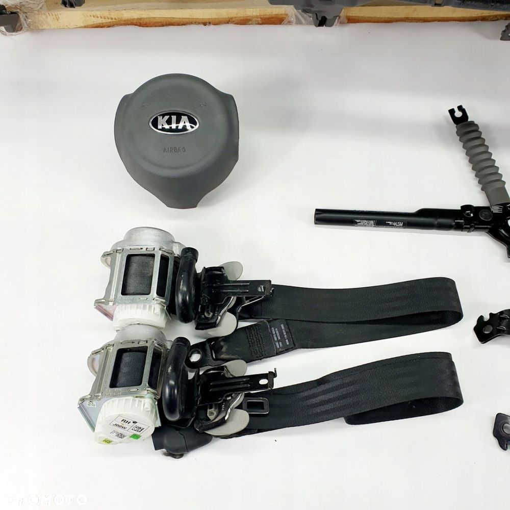 PICANTO X DESKA ROZDZIELCZA KONSOLA KOKPIT PULPIT PODUSZKI AIRBAG AIR BAG PASY KIT SET - 9