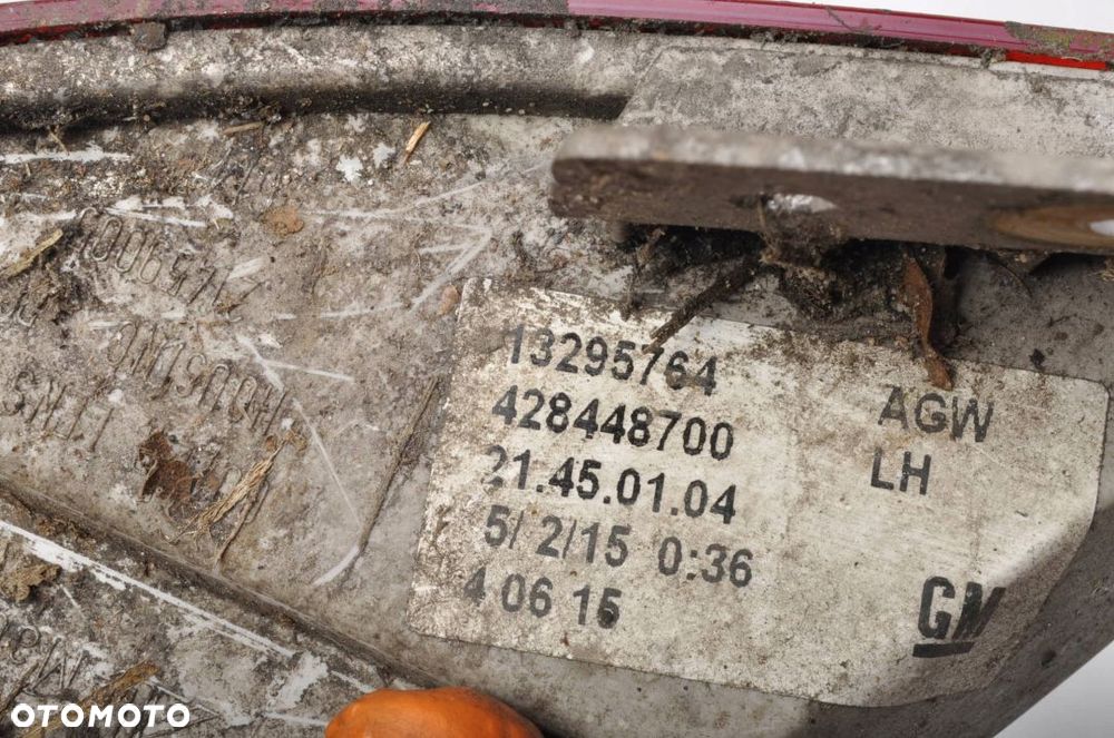 ZAFIRA C III ODBLASK ZDERZAKA LEWY TYŁ 13295764 - 4