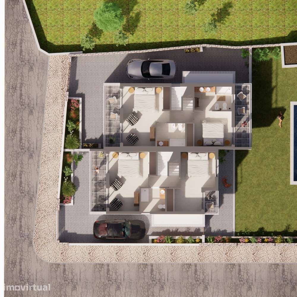 Moradia Contemporânea T2+1 em Condomínio com Piscina junto à Ericeira - Grande imagem: 4/31