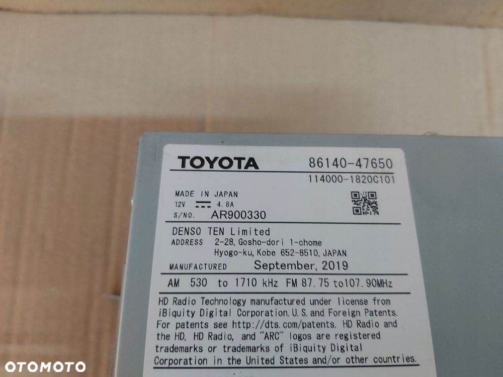 Toyota Prius IV radio nawigacja PRIME Plug In - 4