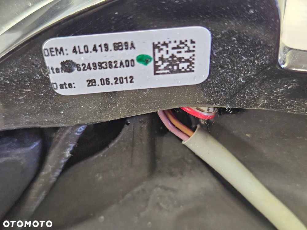 AUDI Q7 4L LIFT 09-15R KIEROWNICA CZARNA SKORA MULTIFUNKCJA LOPATKI 4L0419091AS 4L0419091 AS - 9