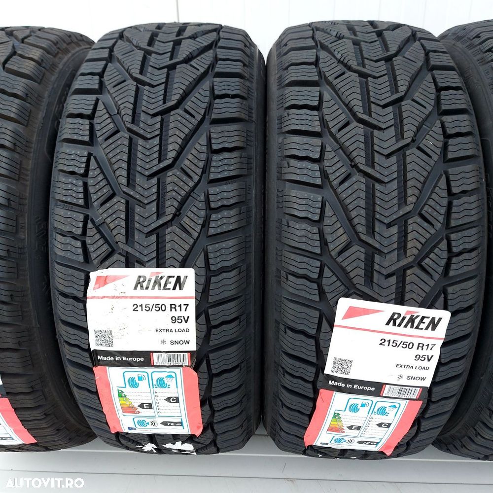 215/50 R17, 95V, RIKEN Snow [By Michelin], Anvelope de iarna M+S - 2