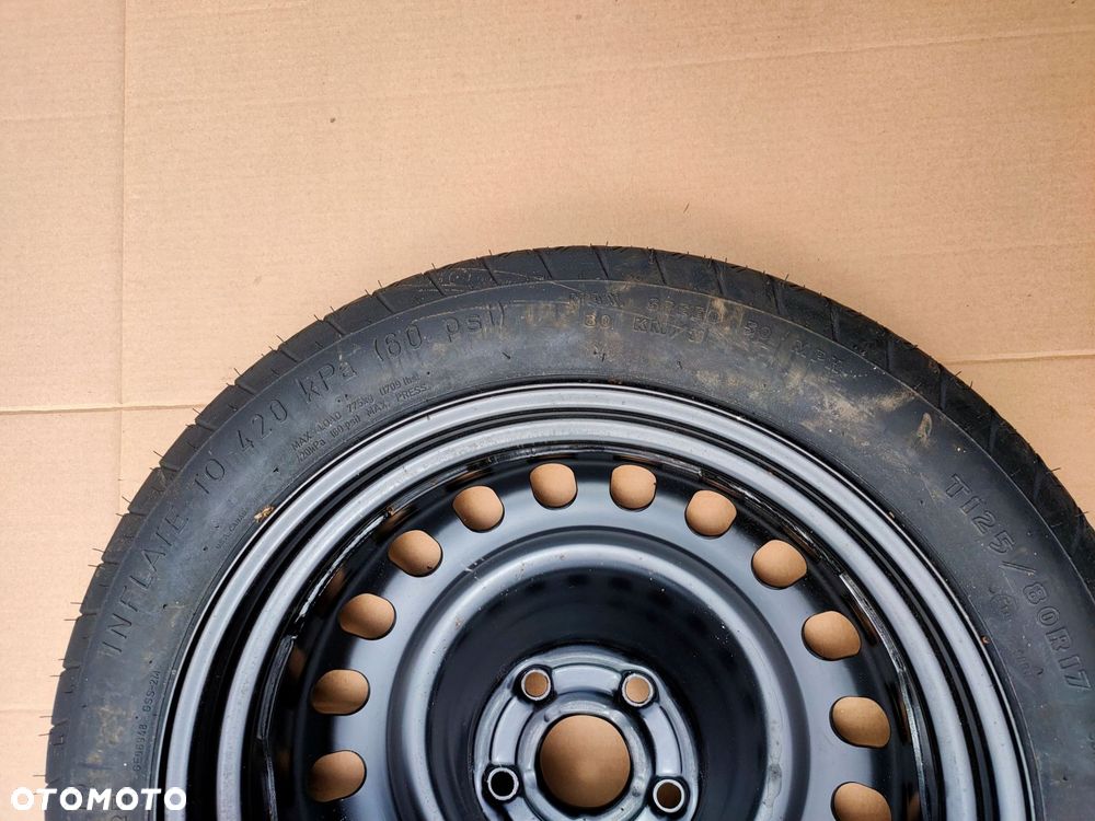 dojazdówka koło dojazdowe 125/80 17cali 5x112 et35 audi a4 b6 b7 8e0601027c - 9
