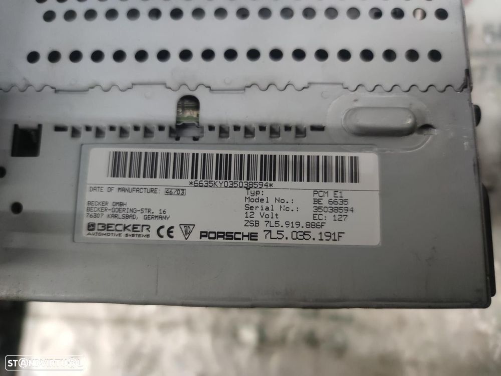 SISTEMA AUDIO / RADIO CD PORSCHE CAYENNE 2003 - 2