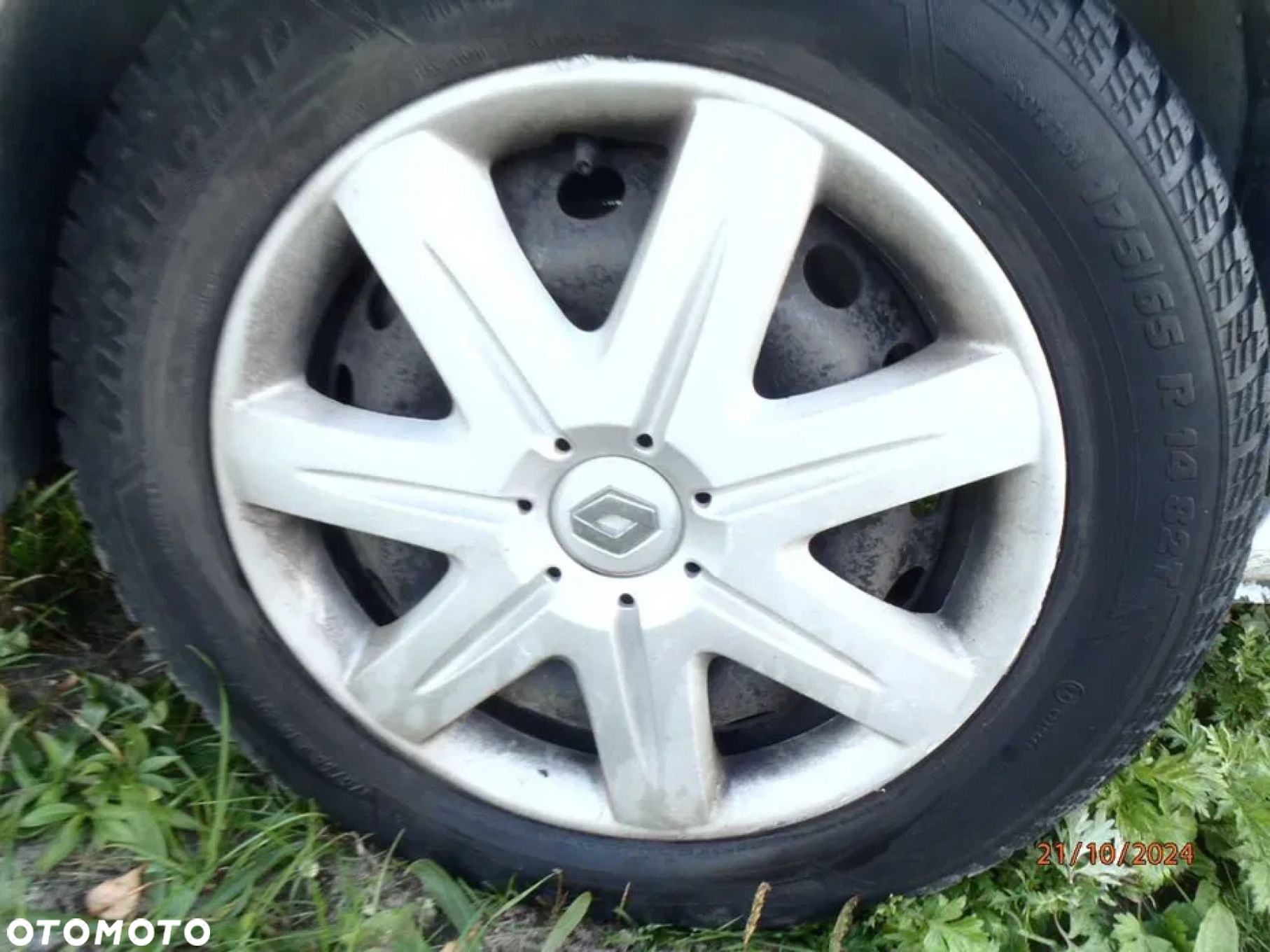 drzwi renault clio II 5 drzwi białe ładne do założenia - 5