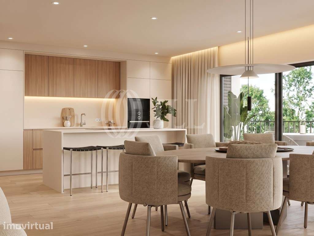 Apartamento T4 Duplex, novo, no condomínio Caxias Heights, em Oeiras - Grande imagem: 4/56