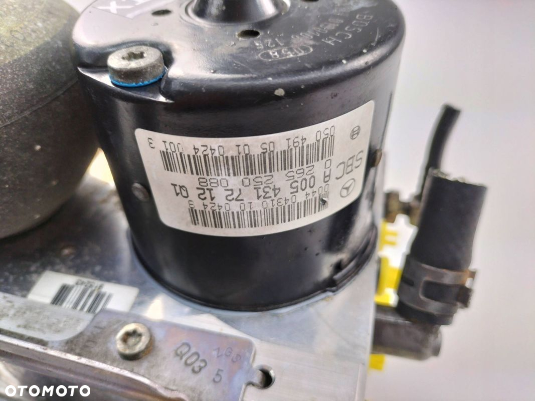 POMPA STEROWNIK ABS MERCEDES CLS W219 0265960025 A0054317212Q4 0265250088 - 6