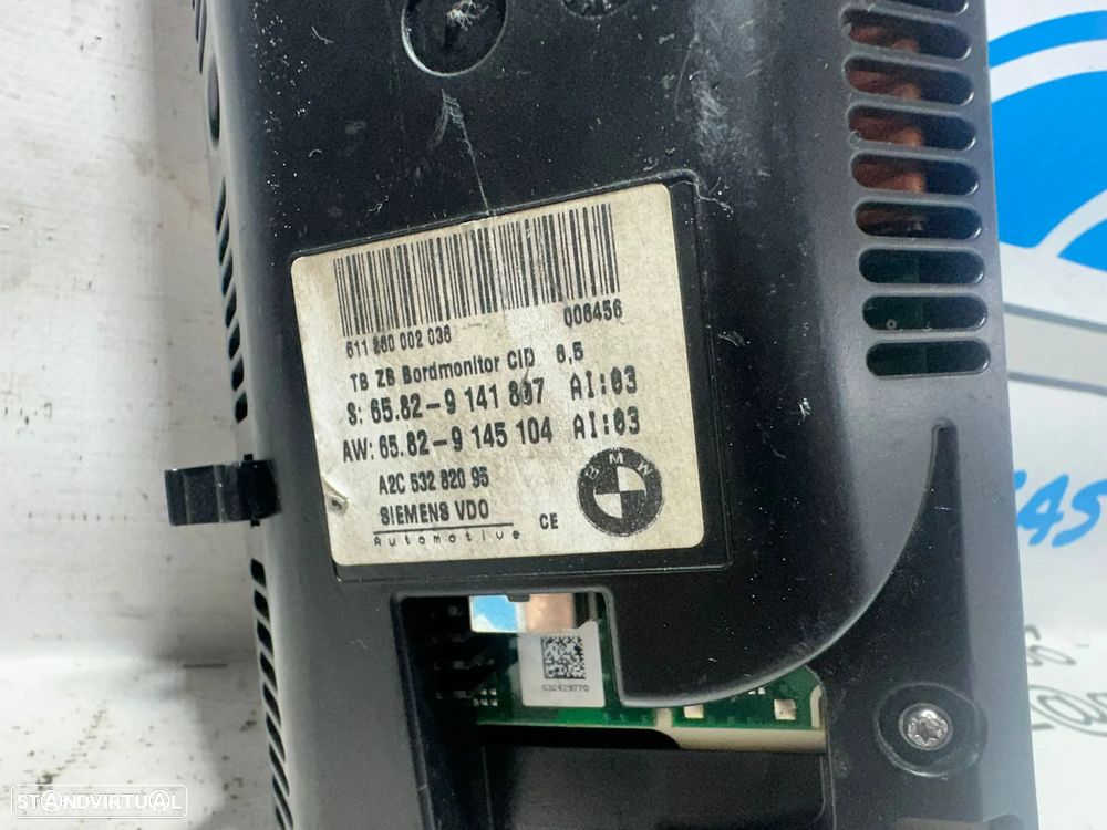 .Display 6.5' Ecra Comando NAV Navegação Radio iDrive CID BMW 9145104 2011 - 2020 - 2