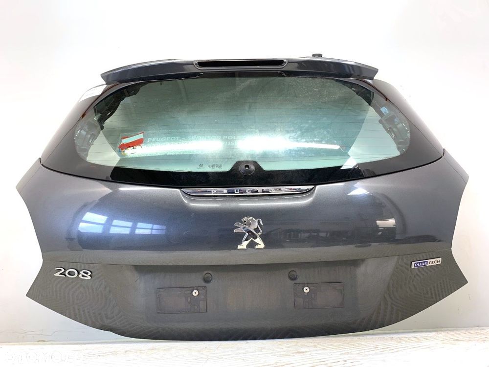 KLAPA TYŁ KTP  PEUGEOT 208 I (CA_, CC_) 2012 - 2022 1.2 VTI 82 60 kW [82 KM] benzyna 2012 - 2022 - 2