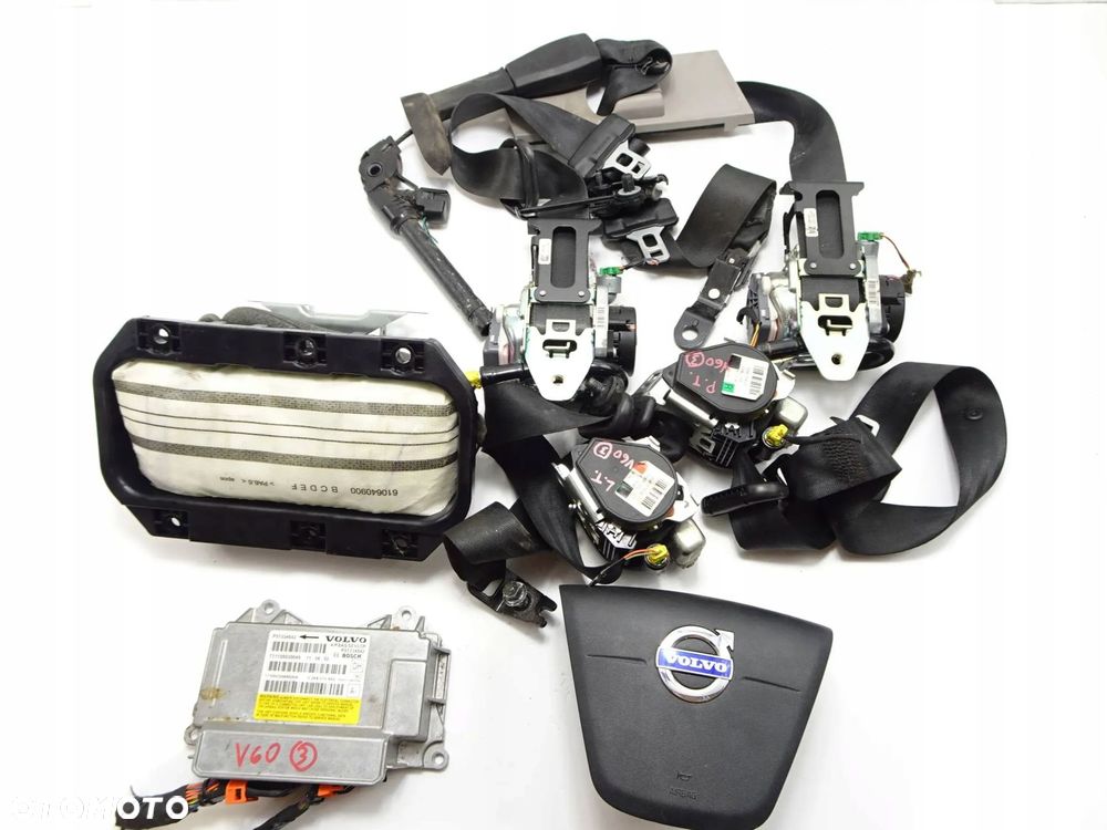poduszki pasy kpl. volvo s60 v60 10-18r., - 1