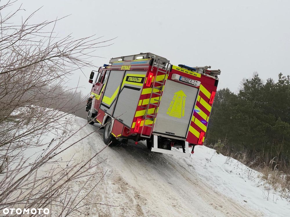 MAN Straż pożarna, Pojazd pożarniczy, Wóz strażacki, MAN L80 średni GBA 4x4 CNBOP, wyciągarka, 3000l wody, reduktor, blokady, mosty - 32