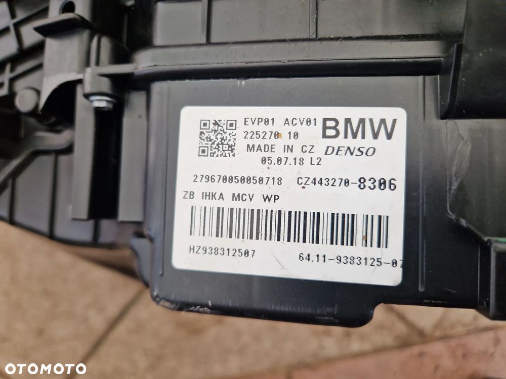 BMW I3 Dmuchawa Nagrzewnica 2018 938312607 - 2