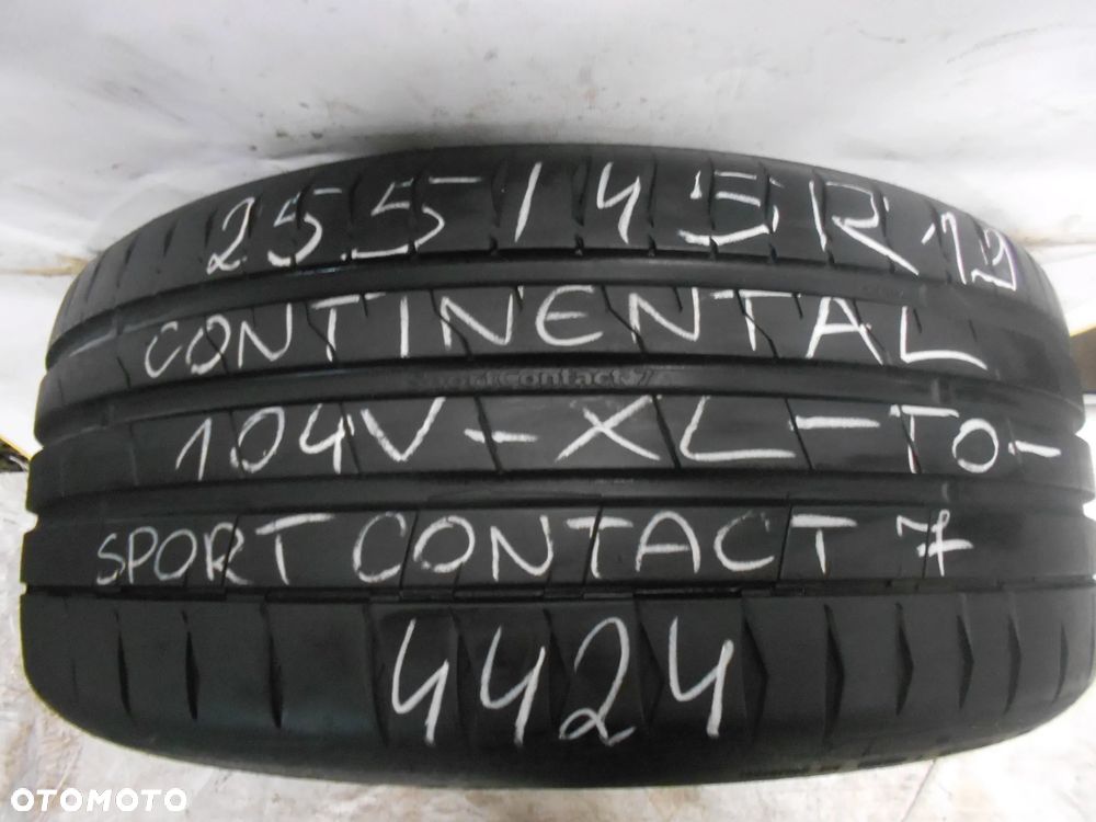 OPONA POJEDYNKA 255/45R19 CONTINENTAL SPORT CONTACT 7 XL TO DOT 4424 6.8MM - 1