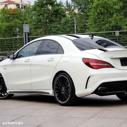 Set Stickere Negru Mat Mercedes CLA W117 C117 X117 (2013-2016) A-Class W176 (2012-- livrare gratuita - 6