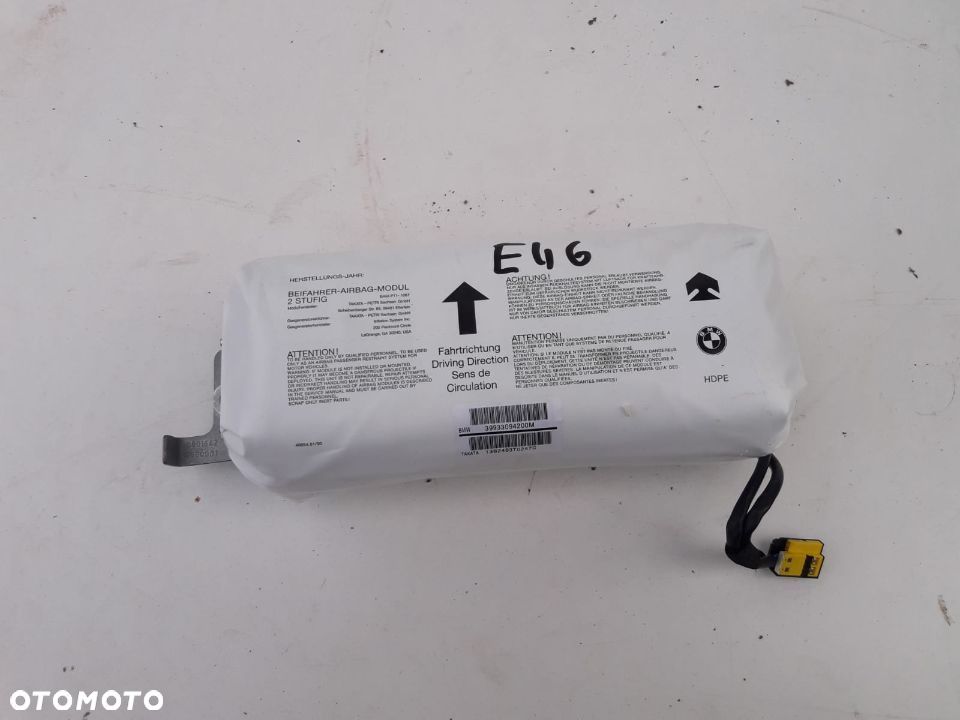 PODUSZKA AIR BAG PASAŻERA BMW E46 - 1