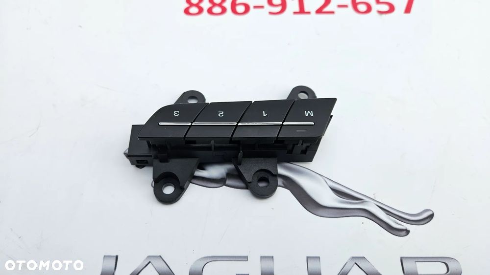 Jaguar XJ 351 LIFT 2015-2019 Panel pamięci fotela prawego Przycisk prawy Przełącznik AW93-14776-AE - 3
