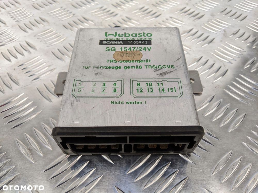 STEROWNIK WEBASTA EBERSPACHER SCANIA 4 1405943 - 1